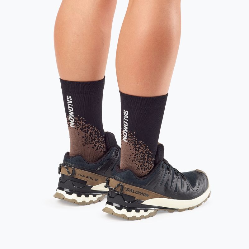Dámské běžecké boty Salomon XA PRO 3D V9 GTX Lifelong black/coyote brown/vanilla ice 7
