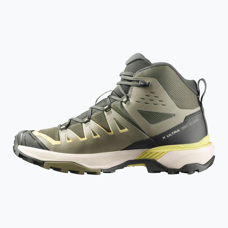 Pánské trekové boty Salomon X Ultra 360 Edge Mid GTX olive night/aloe 2