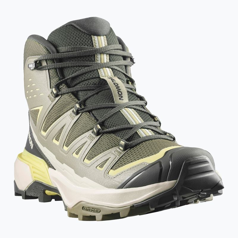 Pánské trekové boty Salomon X Ultra 360 Edge Mid GTX olive night/aloe 3