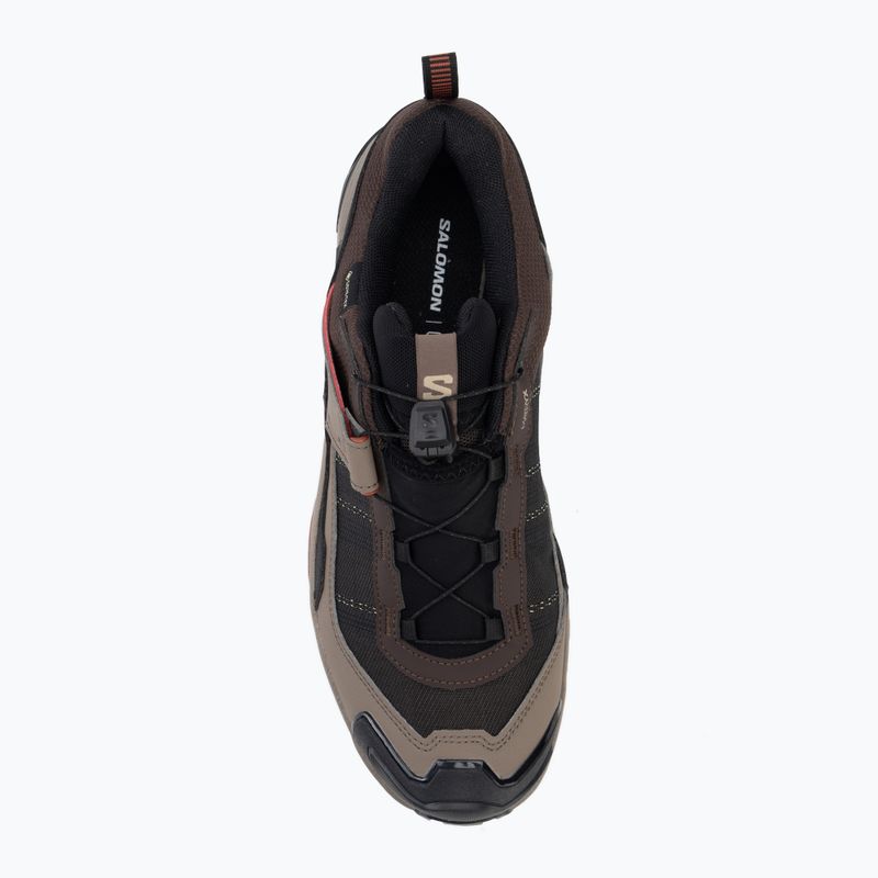 Pánské trekové boty Salomon X ULTRA 5 GTX black coffee/walnut/arabian 5