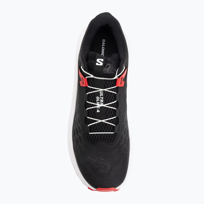 Pánské běžecké boty Salomon Ultra Glide 4 black/white/fiery red 5