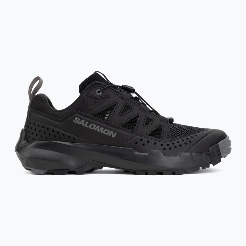 Pánské turistické boty Salomon Techamphibian 5 black/black/castlerock 2
