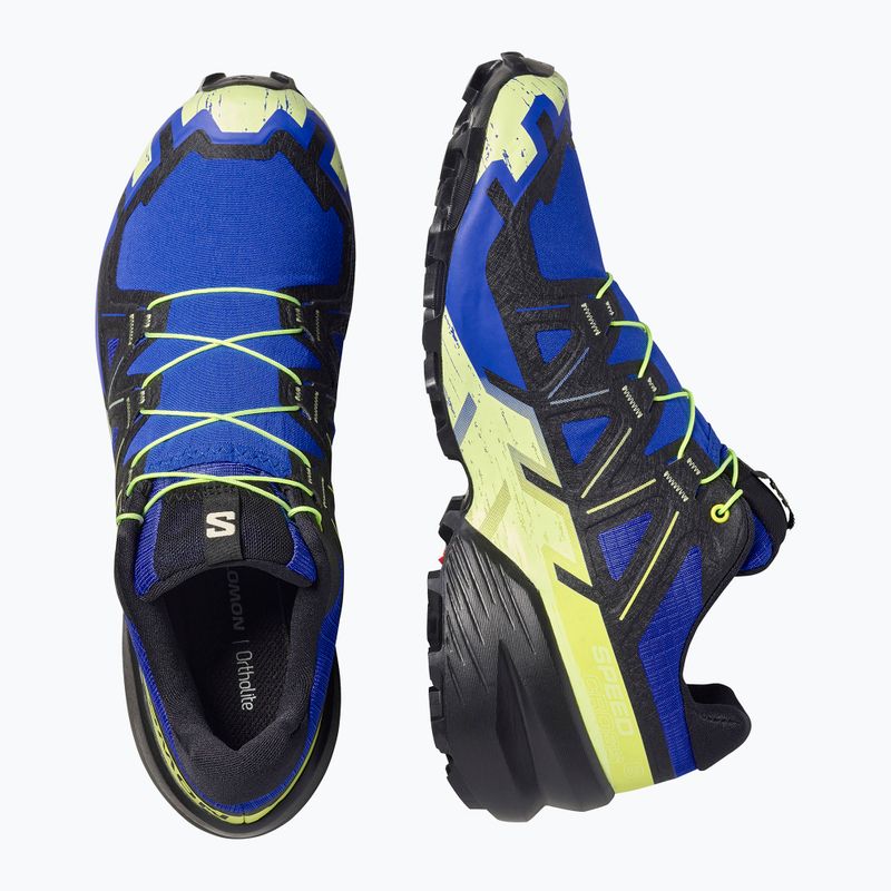 Pánské běžecké boty Salomon Speedcross 6 bluing/black/acid lime 6