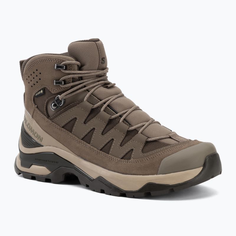 Pánské trekové boty Salomon Quest Echo GTX walnut/dsrtan/blko