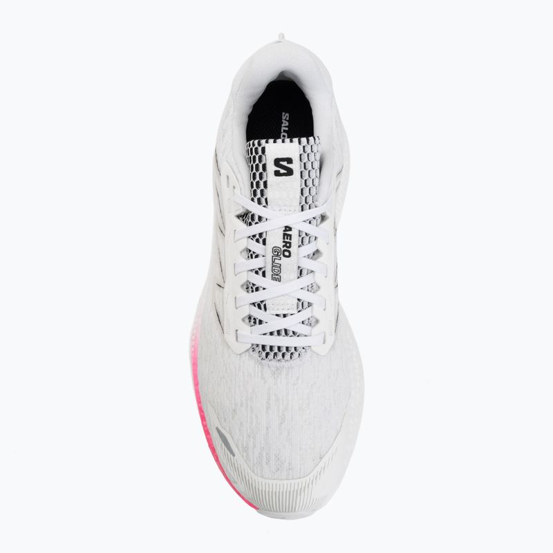 Pánské běžecké boty Salomon Aero Glide 4 white/white/black 5