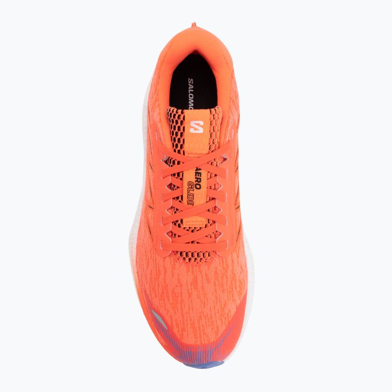 Pánské běžecké boty Salomon Aero Glide 4 neon flame/white/persia 5