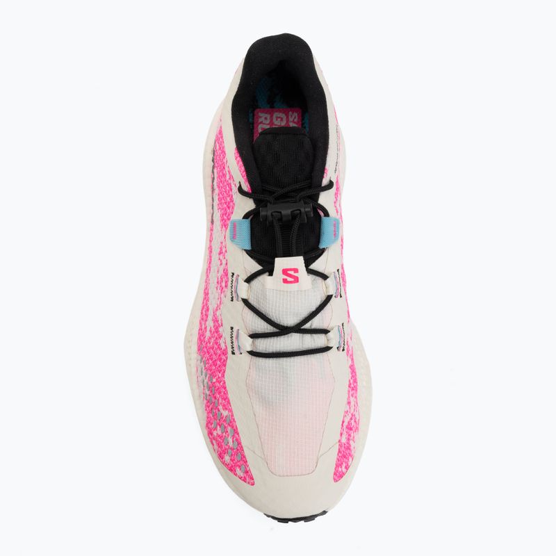 Dámské běžecké boty Salomon Aero Glide 4 GRVL vanilla ice/knockout pink/black 5