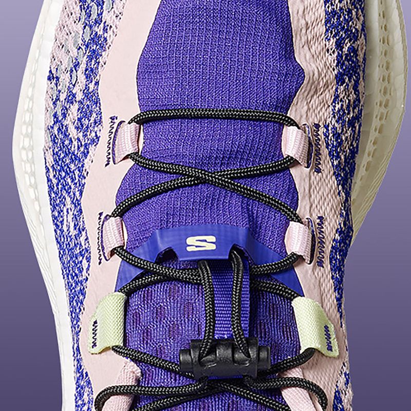Dámské běžecké boty Salomon Aero Glide 4 GRVL shadow gray/deep blue/butterfly 5