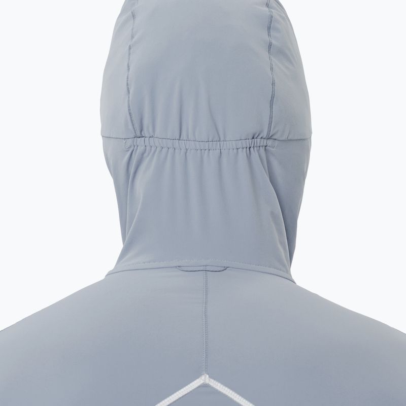 Pánská běžecká bunda Salomon Sense Aero Hybrid Half Zip Hooded trade winds 4