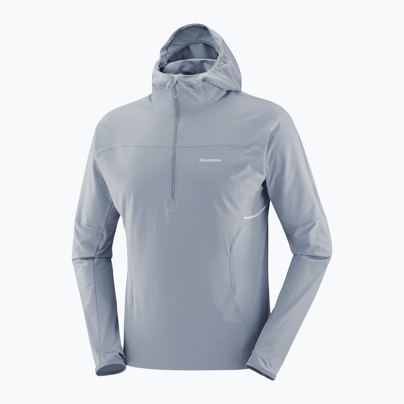 Pánská běžecká bunda Salomon Sense Aero Hybrid Half Zip Hooded trade winds 7