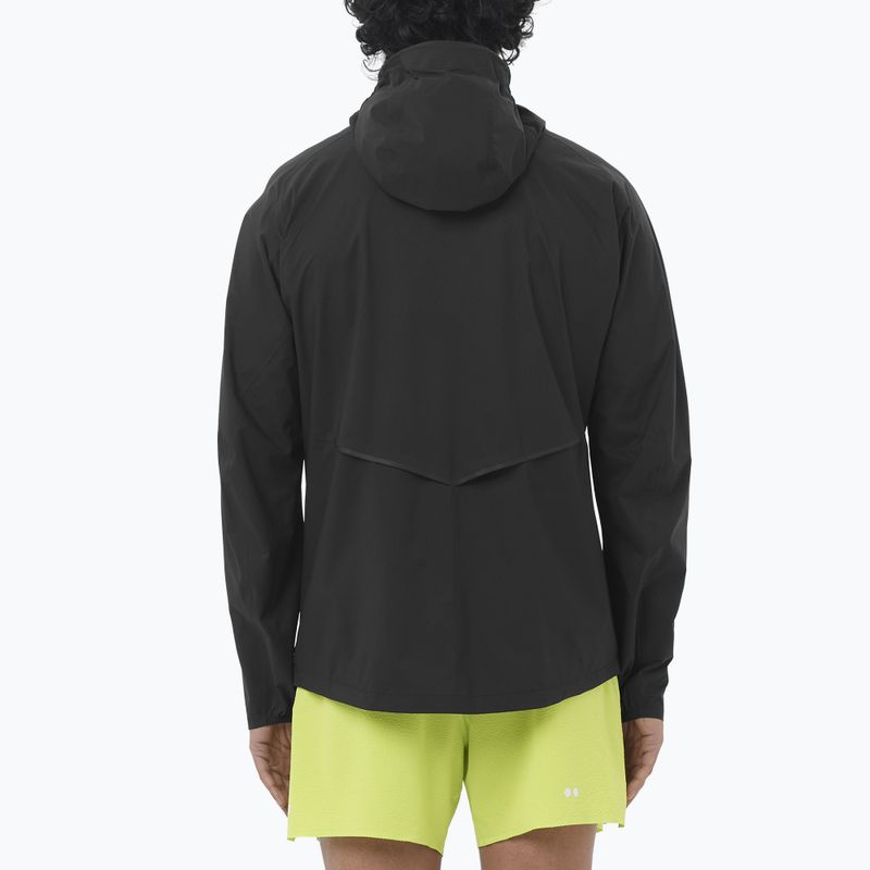 Pánská běžecká bunda Salomon Bonatti Waterproof dee black 2