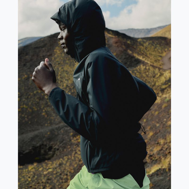 Pánská běžecká bunda Salomon Bonatti Waterproof dee black 9