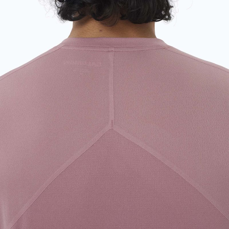 Pánské běžecké tričko Salomon Sense Aero SS Tee GFX dusky orchid 3