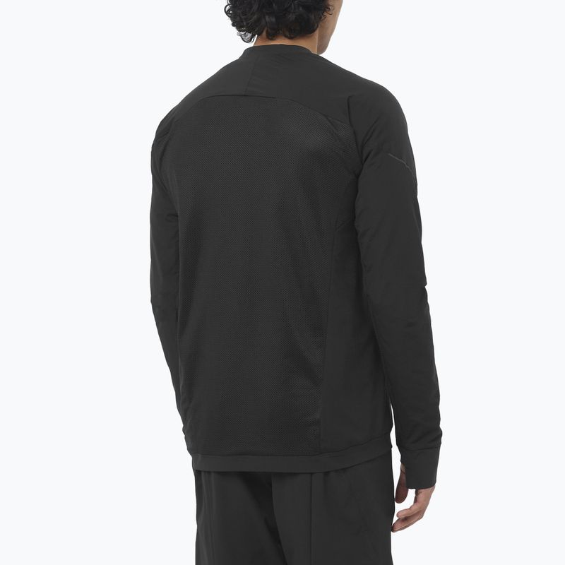 Pánská běžecká mikina Salomon Ultra Fleece Deep Black 2