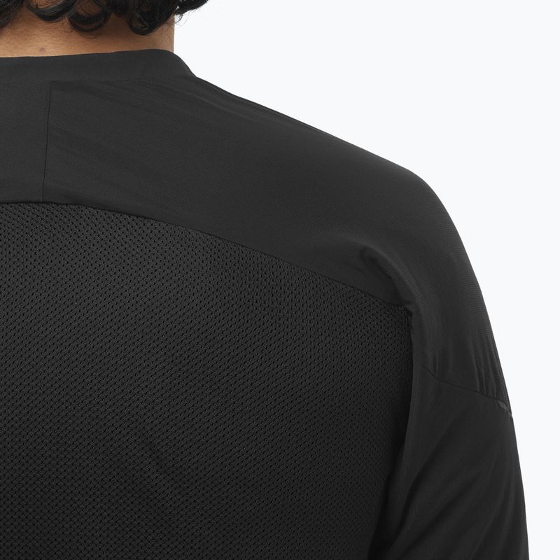 Pánská běžecká mikina Salomon Ultra Fleece Deep Black 4