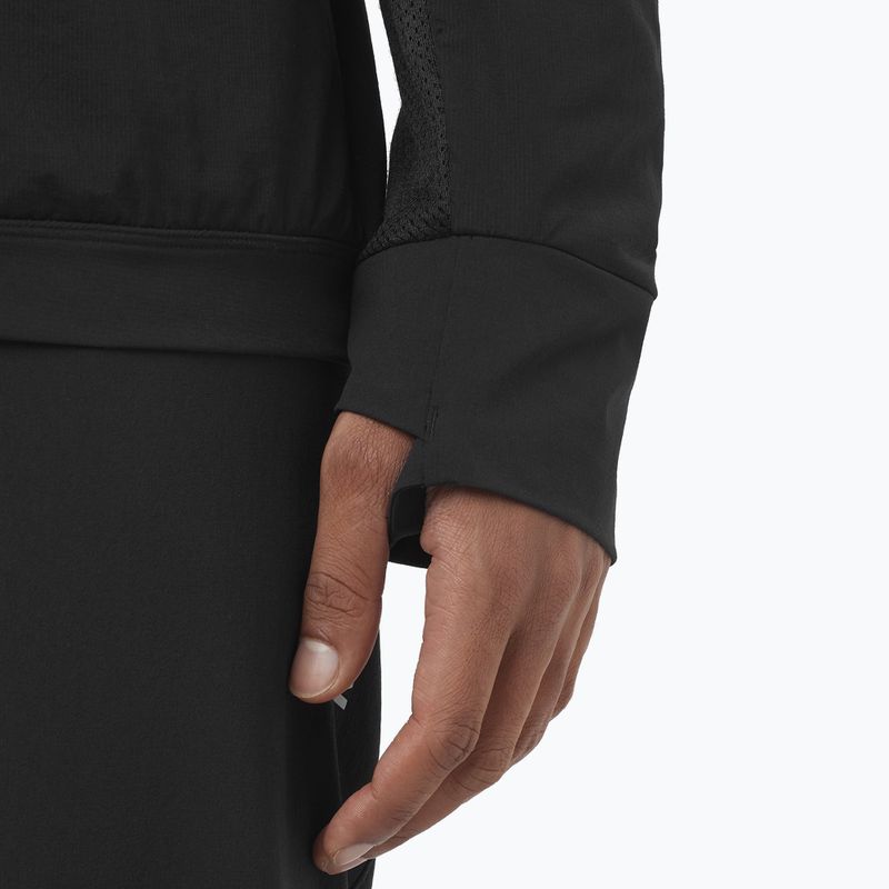 Pánská běžecká mikina Salomon Ultra Fleece Deep Black 6