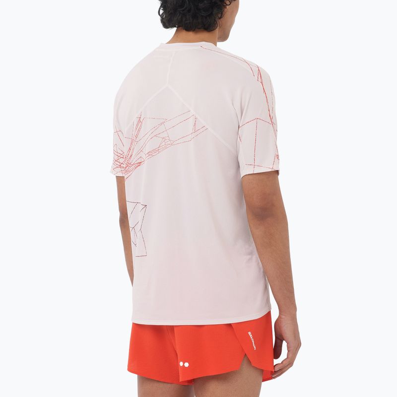 Pánské běžecké tričko Salomon S/Lab Speed Tee lilac ash/fiery red 2