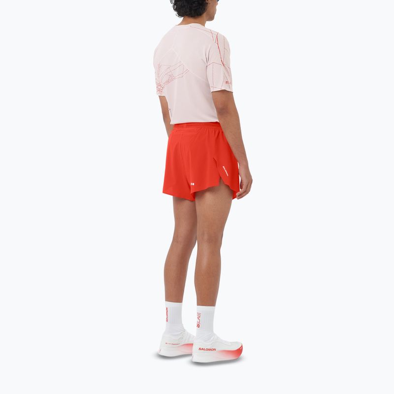 Pánské běžecké tričko Salomon S/Lab Speed Tee lilac ash/fiery red 3
