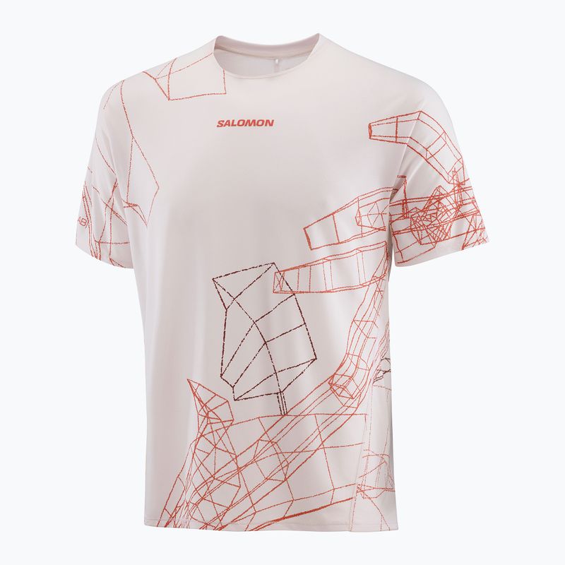 Pánské běžecké tričko Salomon S/Lab Speed Tee lilac ash/fiery red 4