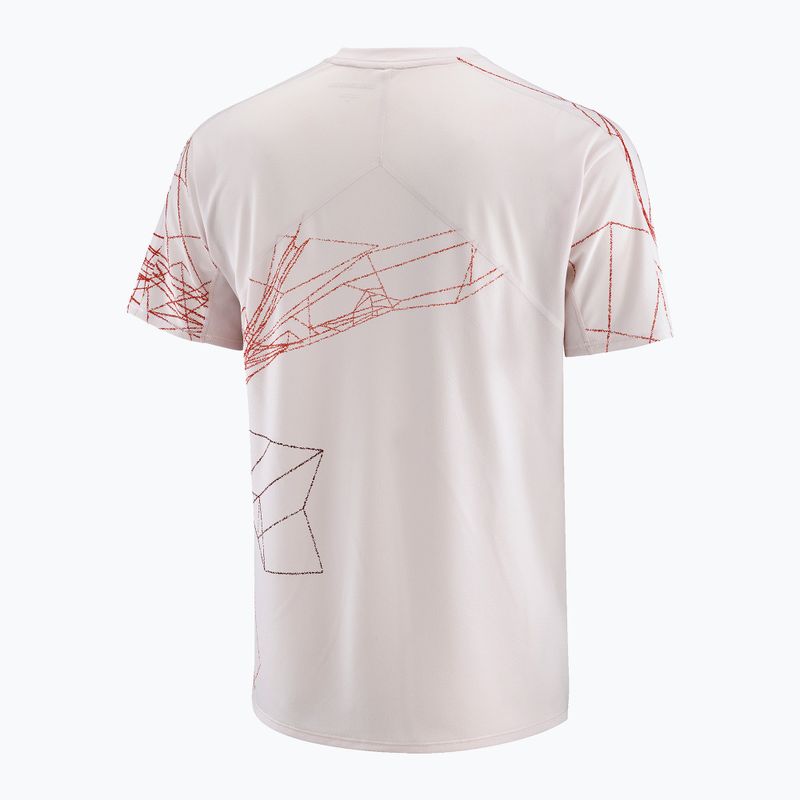 Pánské běžecké tričko Salomon S/Lab Speed Tee lilac ash/fiery red 5