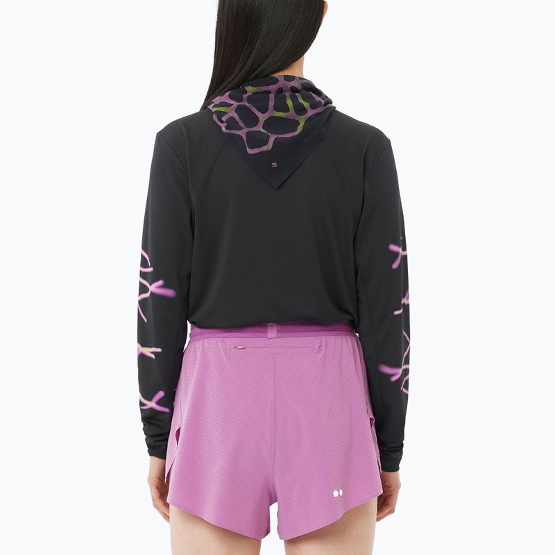 Dámské běžecké triko s dlouhým rukávem Salomon Shakeout Core deep black 2