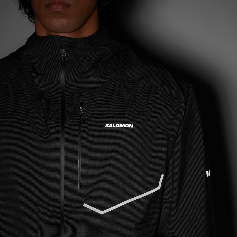Pánská běžecká bunda Salomon S/Lab Bonatti Infinite Jacket deep black 7