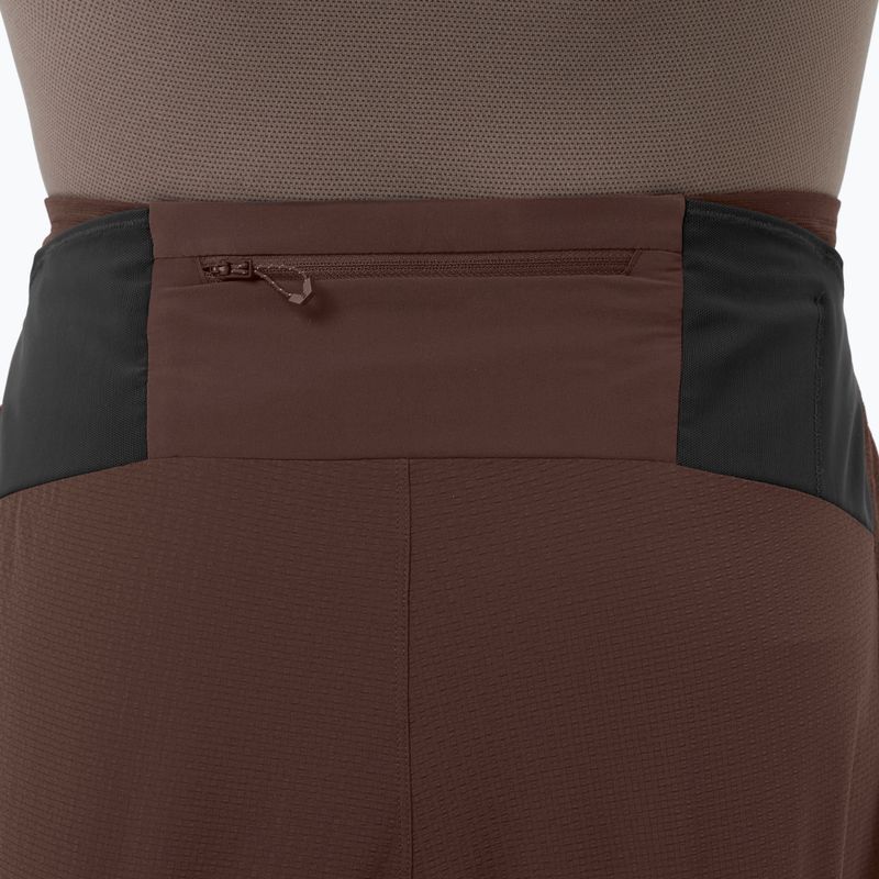 Pánské běžecké šortky Salomon Sense Aero Stow 5" coffee bean 5