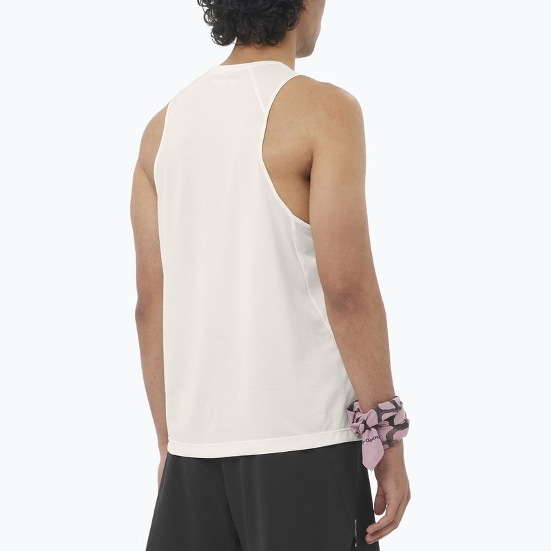 Pánské tričko Salomon Shakeout Core whisper white 2