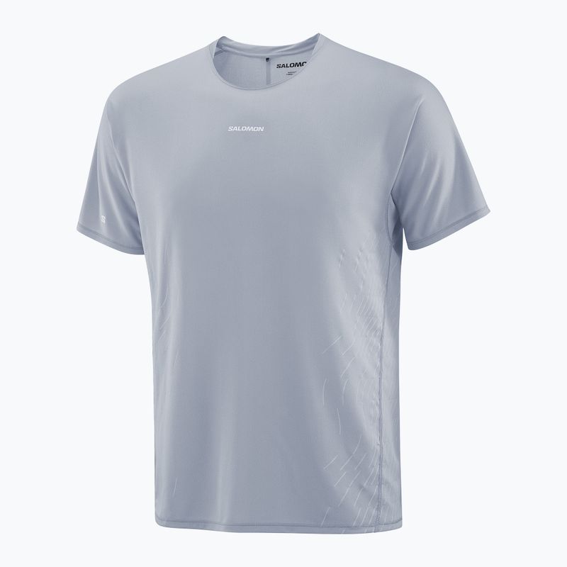 Pánské běžecké tričko Salomon Sense Aero SS Tee GFX trade winds 4
