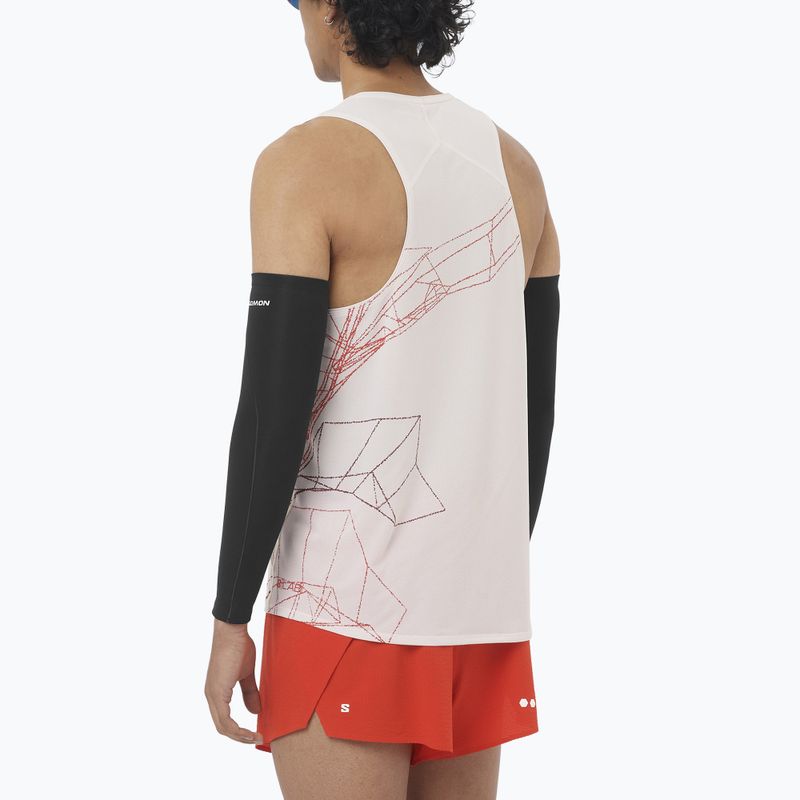 Pánské běžecké tričko Salomon S/Lab Speed Tee lilac ash/fiery red 2