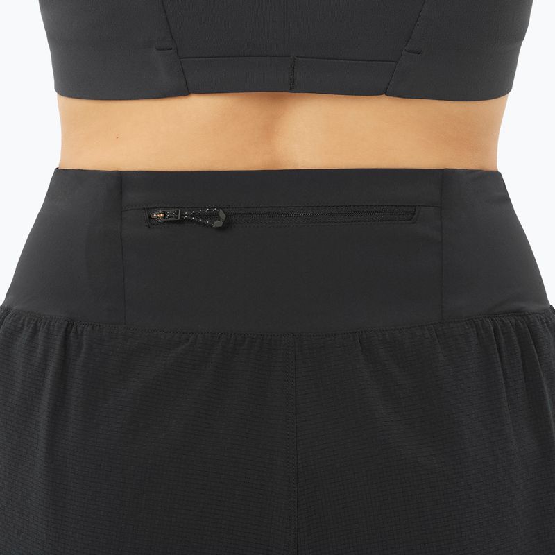 Dámské běžecké šortky Salomon Sense Aero Stow 4" deep black 4