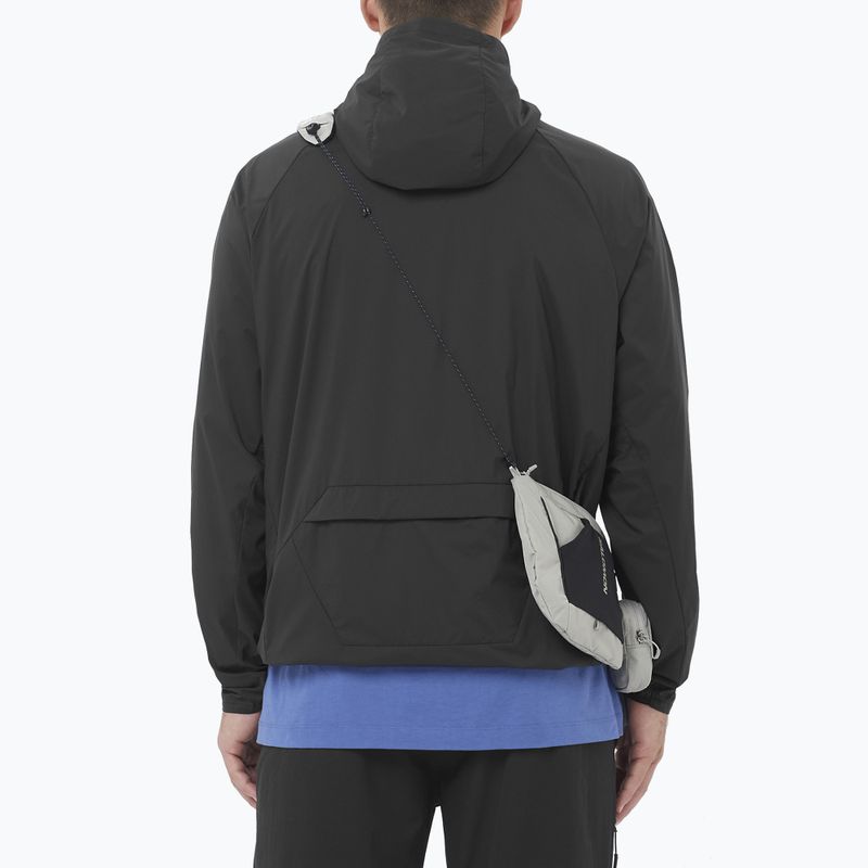 Pánská větruodolná bunda Salomon Outwind Full Zip deep black 2