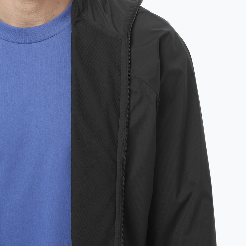 Pánská větruodolná bunda Salomon Outwind Full Zip deep black 6
