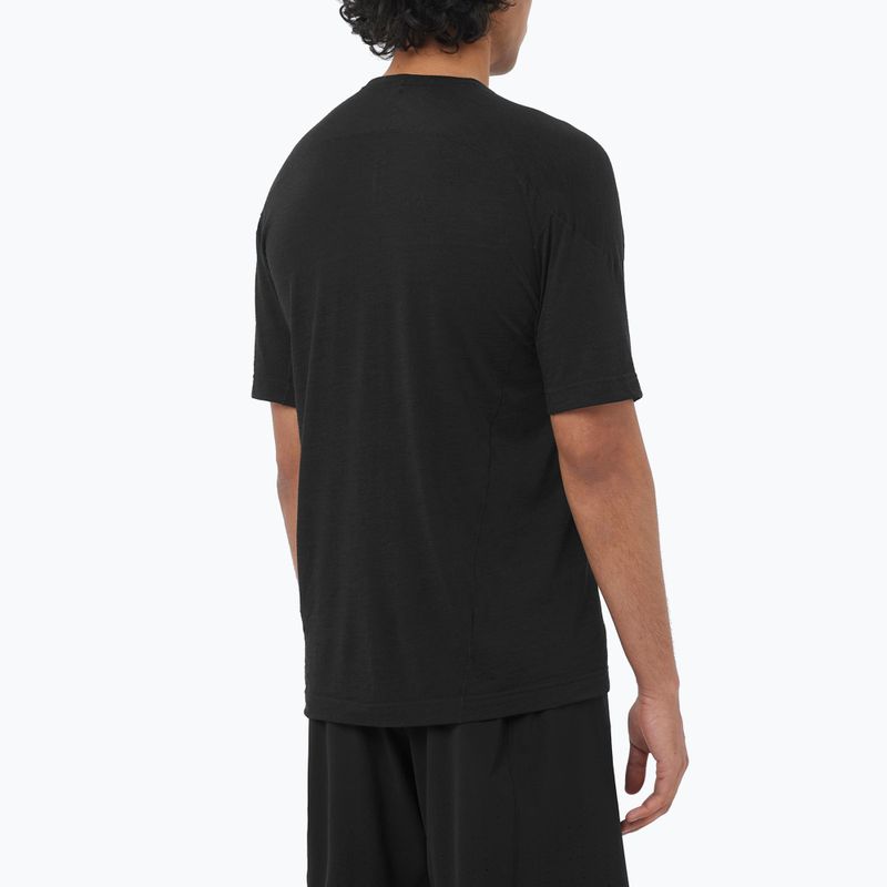 Pánské běžecké tričko  Salomon Ultra Tee deep black 2