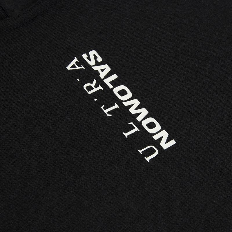 Pánské běžecké tričko  Salomon Ultra Tee deep black 7