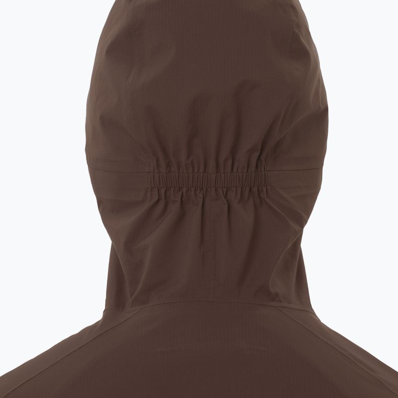 Pánská běžecká bunda Salomon Bonatti Waterproof coffee bean 3