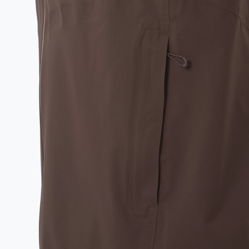 Pánská běžecká bunda Salomon Bonatti Waterproof coffee bean 5