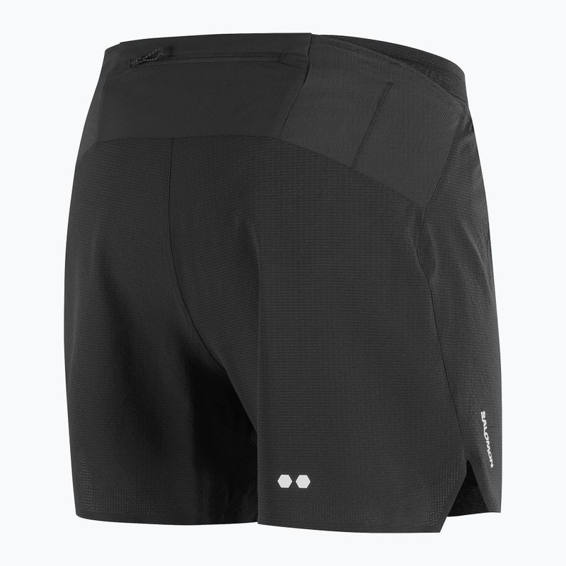 Pánské běžecké šortky Salomon Sense Aero Stow 5" deep black 10