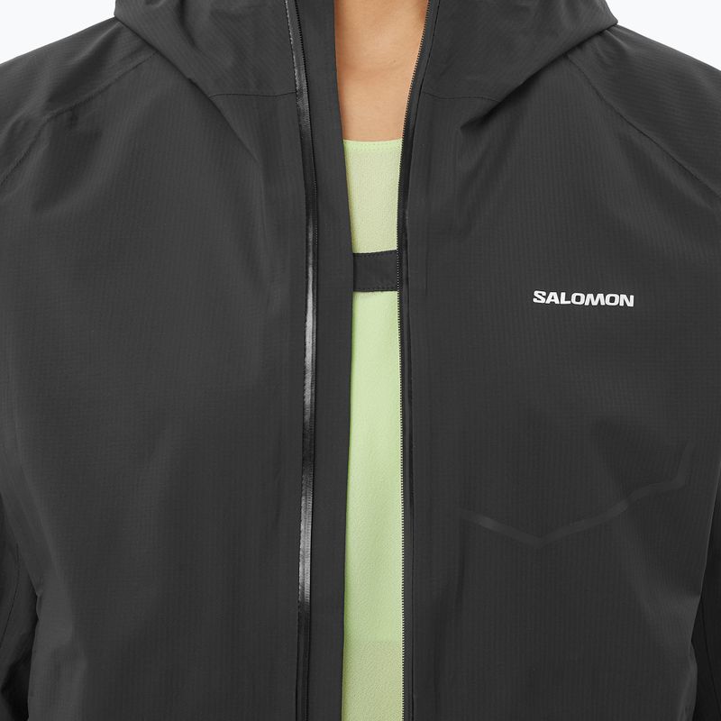 Dámská běžecká bunda  Salomon Bonatti Waterproof deep black 4