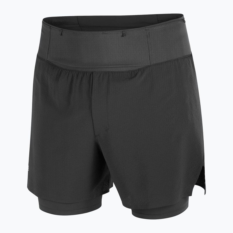 Pánské běžecké šortky Salomon Sense Aero 2IN1 5" deep black 8