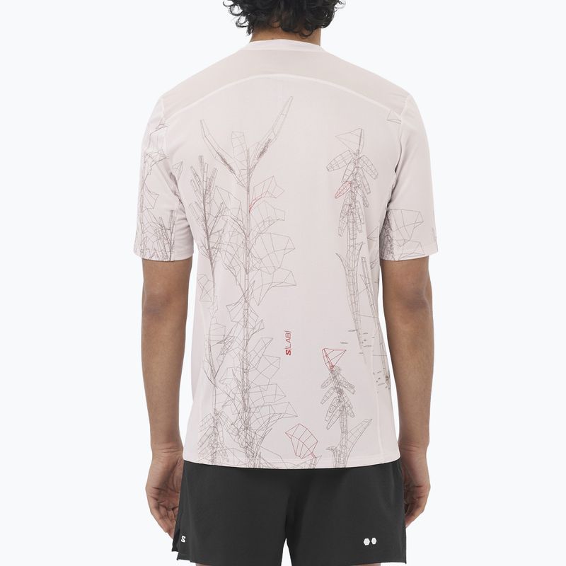 Pánské běžecké tričko Salomon S/Lab Ultra Tee Aop lilac ash 2