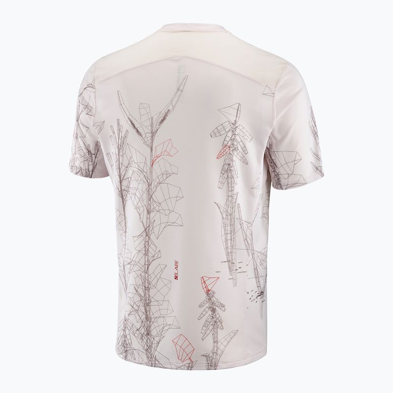 Pánské běžecké tričko Salomon S/Lab Ultra Tee Aop lilac ash 5