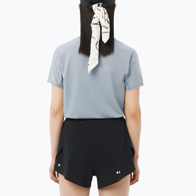 Dámské běžecké tričko Salomon Sense Aero SS Tee GFX trade winds 2