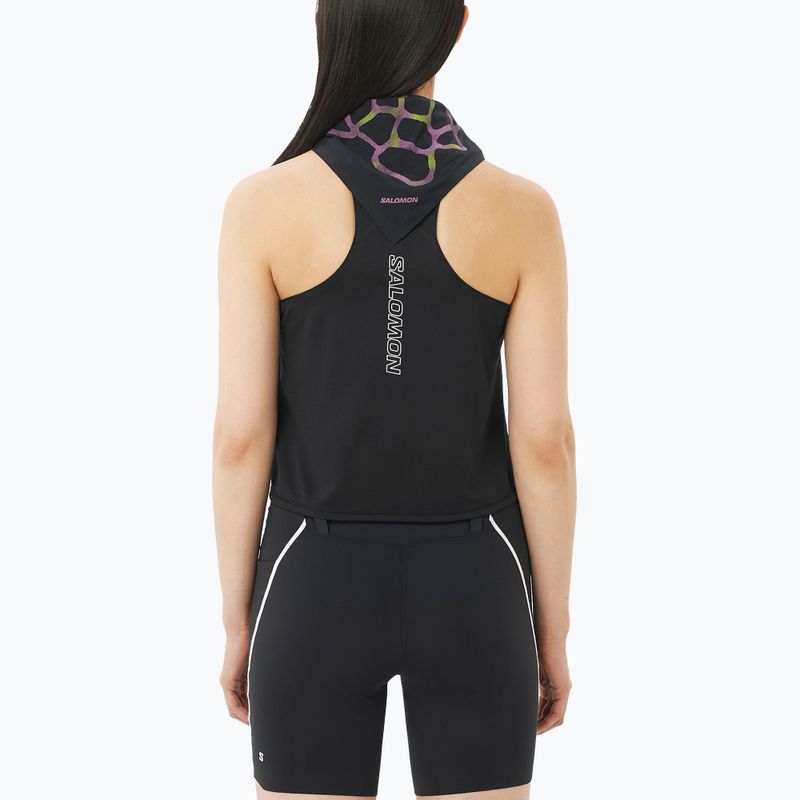 Dámské běžecké tričko Salomon Sense Aero Short Tank deep black 2