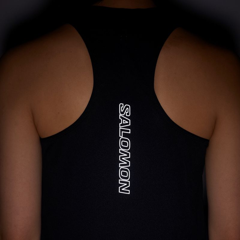 Dámské běžecké tričko Salomon Sense Aero Short Tank deep black 5