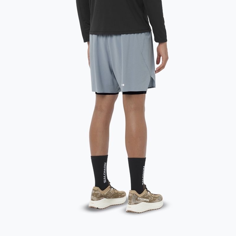 Pánské běžecké šortky Salomon Sense Aero 2IN1 5" trade winds 2