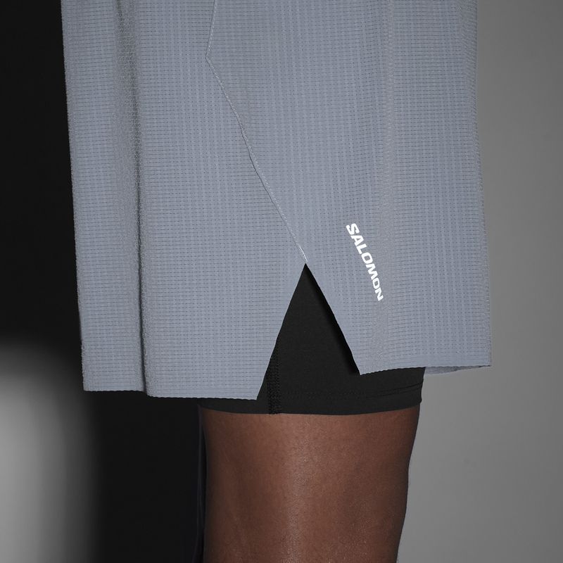 Pánské běžecké šortky Salomon Sense Aero 2IN1 5" trade winds 8