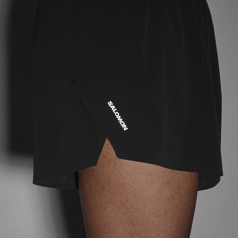 Pánské běžecké šortky Salomon Aero SPLT 3" deep black 5