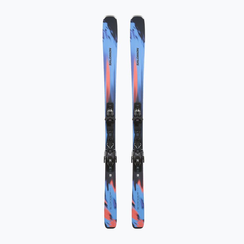 Sjezdové lyže Salomon Stance 84 R + vázání M11 GW azure blue/nasturtium/black