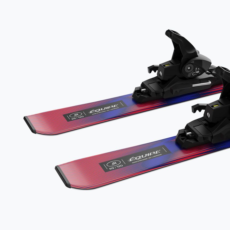 Dětské sjezdové lyže + vázání Salomon Equipe Jr S + C5 GW race blue/equipe red 6